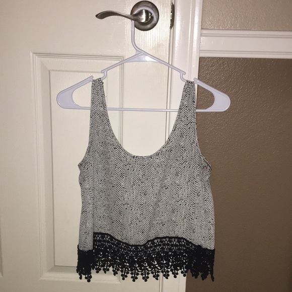 Black and White Tank Top - Picture 2 of 2